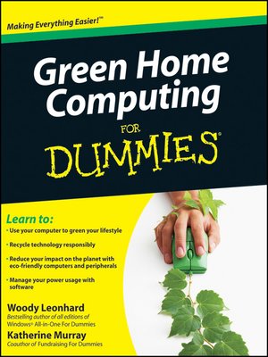 cover image of Green Home Computing For Dummies